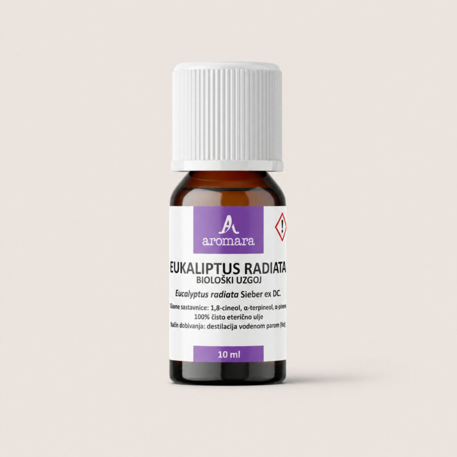 EUKALIPTUS RADIATA eterično ulje, biološki uzgoj, 10 ml