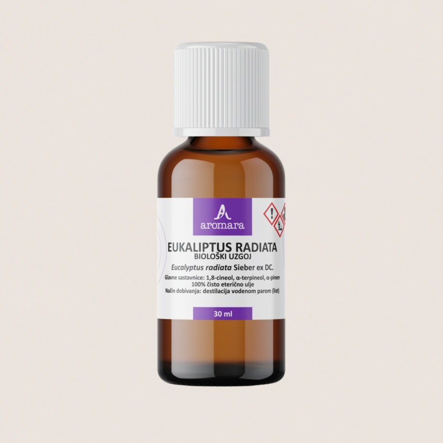 Eucalyptus radiata essential oil, organic, 30 ml